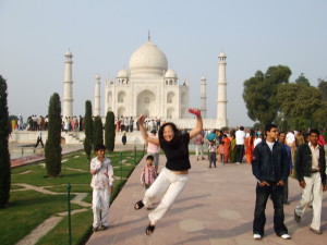 Me at the Taj Mahal