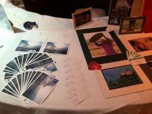 Photographs by Kathryn Cooper and Sandra Pike on our promotion table