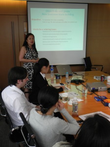 Me teaching a class in Shanghai
