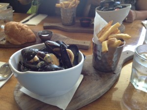 These mussels are to die for - so fresh and delicious.  